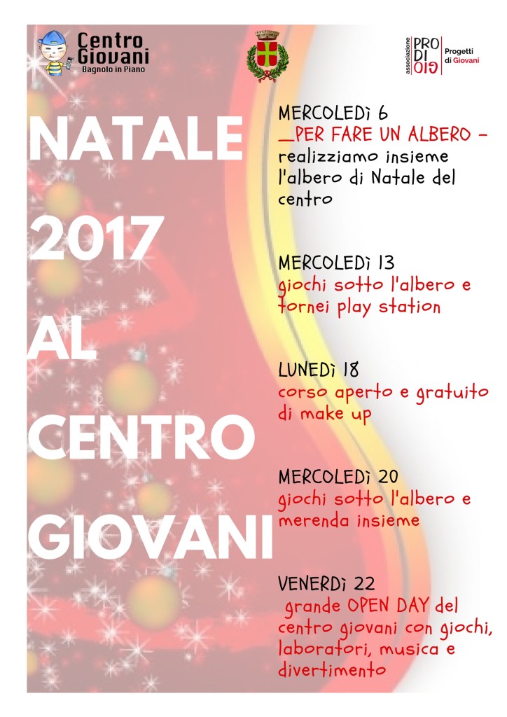 Natale al Centro Giovani 2017
